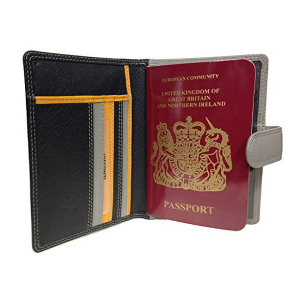 Zipped Holds up to Four Passports Secure Smart Horse Passport Folder Wallet